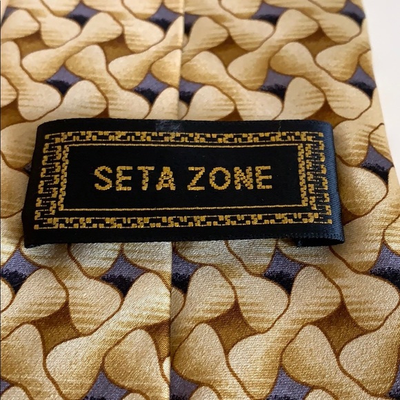 Seta Zone Special Men’s Silk Necktie - Picture 3 of 9